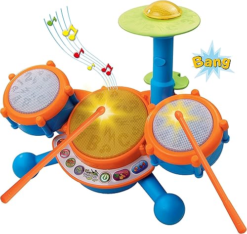Miniatura 2 de VTech KidiBeats - Juego de tambores embalaje sin frustración color naranja
