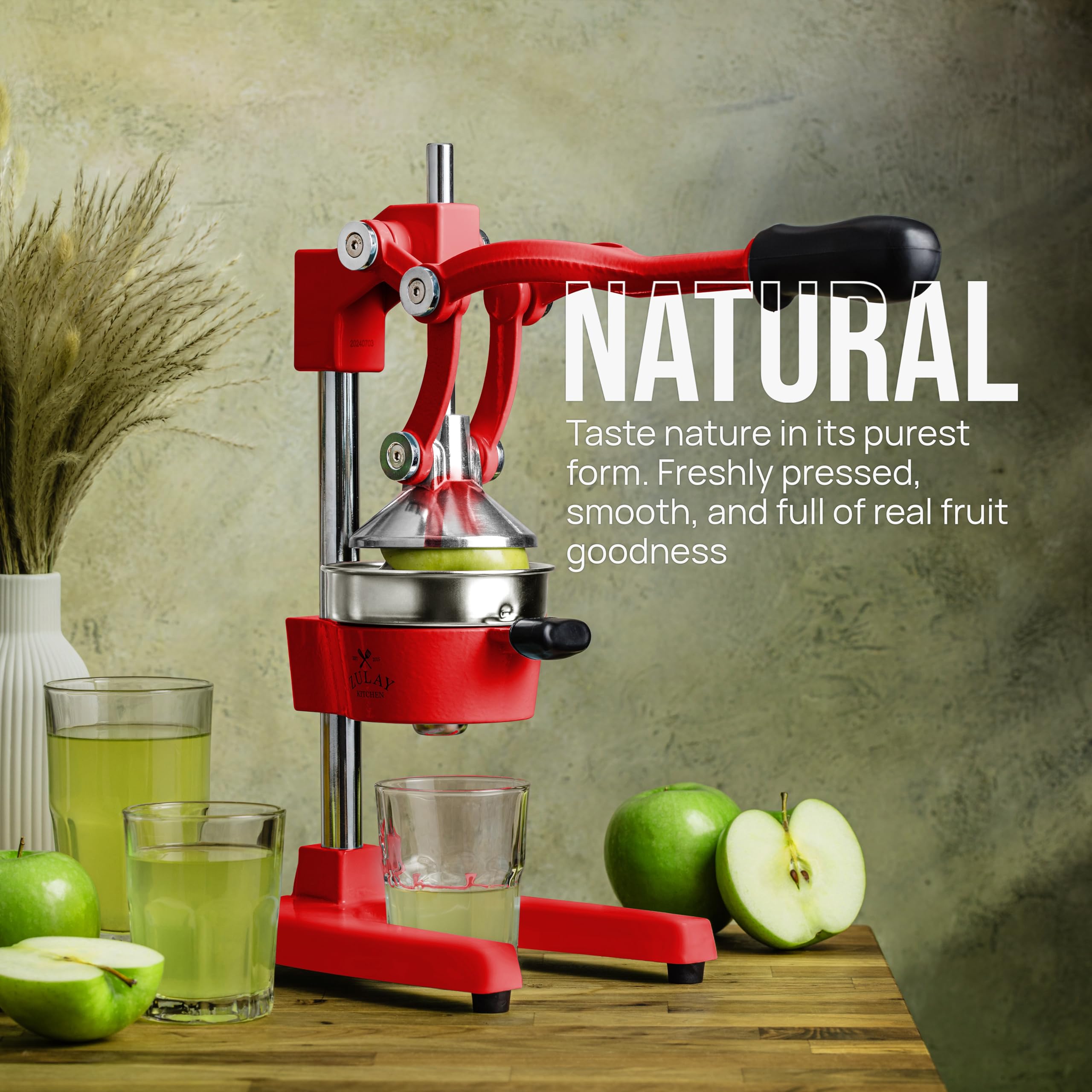 Amazon.com: Zulay Kitchen Cast-Iron Orange Juice Squeezer