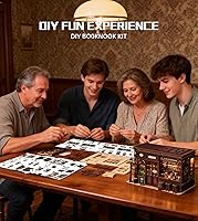 Vista 5 de Spilay Kit de casa de muñecas en miniatura, kit de bricolaje, modelo de casa pequeña, escala 1:24, casa de muñecas creativa, el mejor regalo