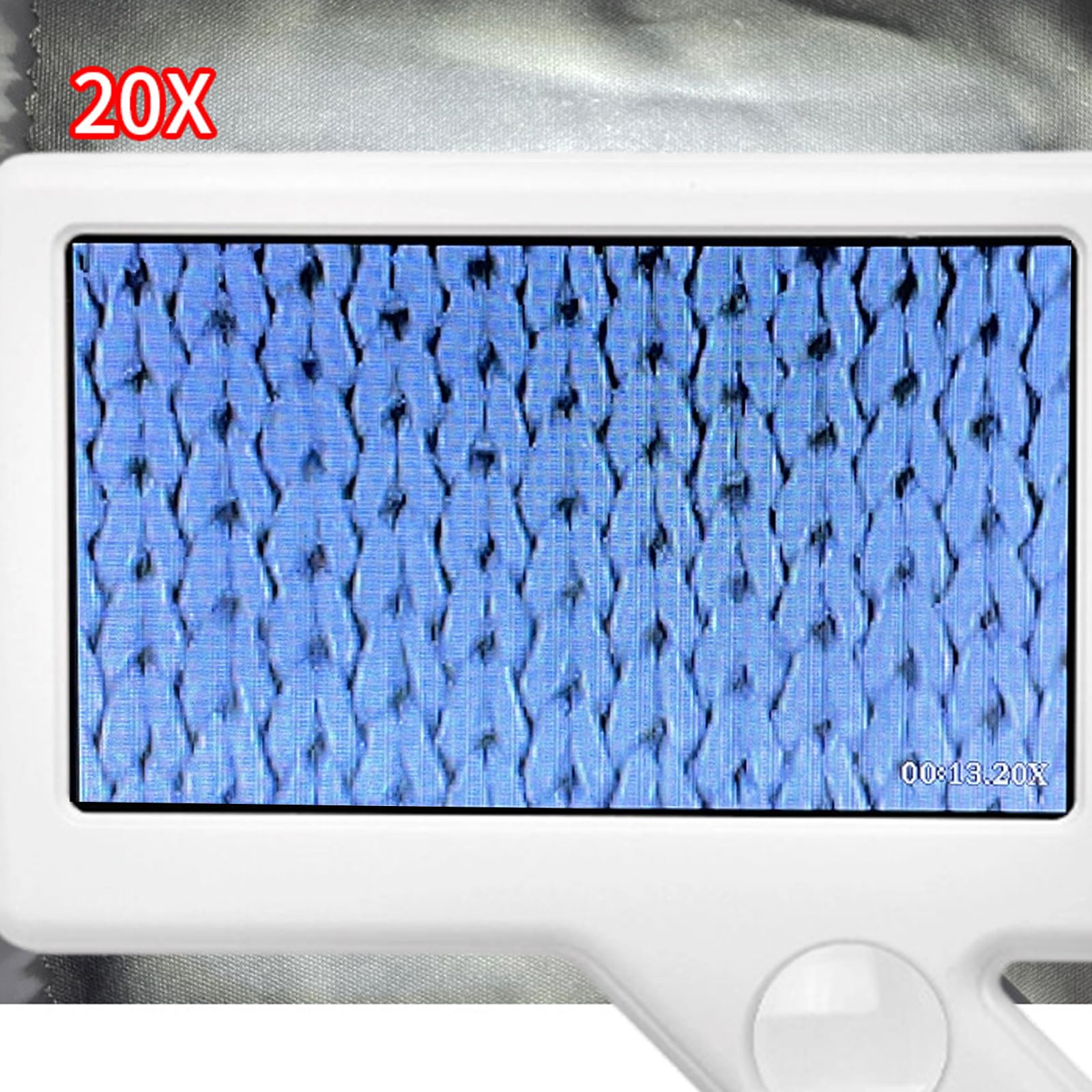 Microscopio digital de mano recargable de alta resolución para observación de precisión en laboratorios, pasatiempos, trabajo de campo, ajuste automático, lupa LED