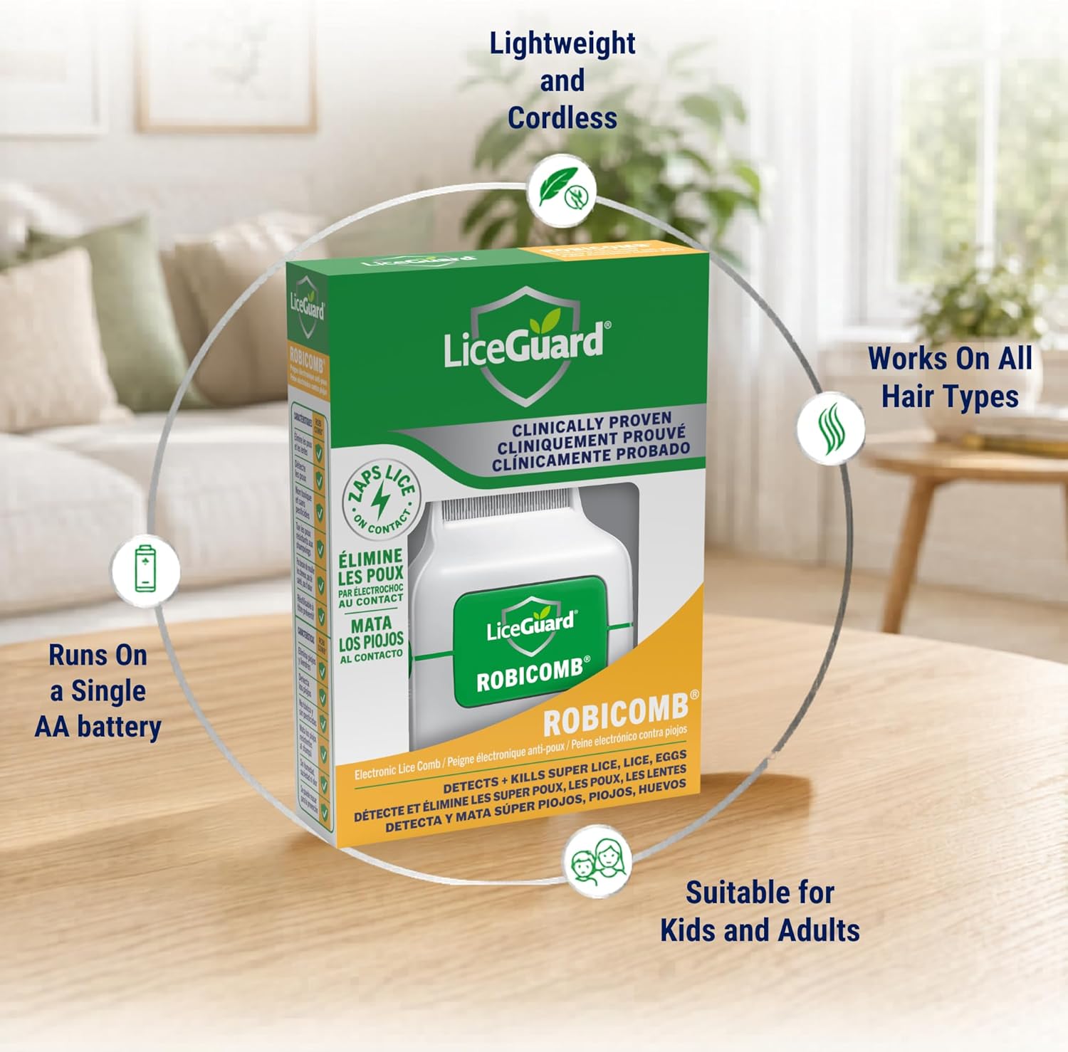 Roomb Eic Head Lice b, ntle Lice Treatment for