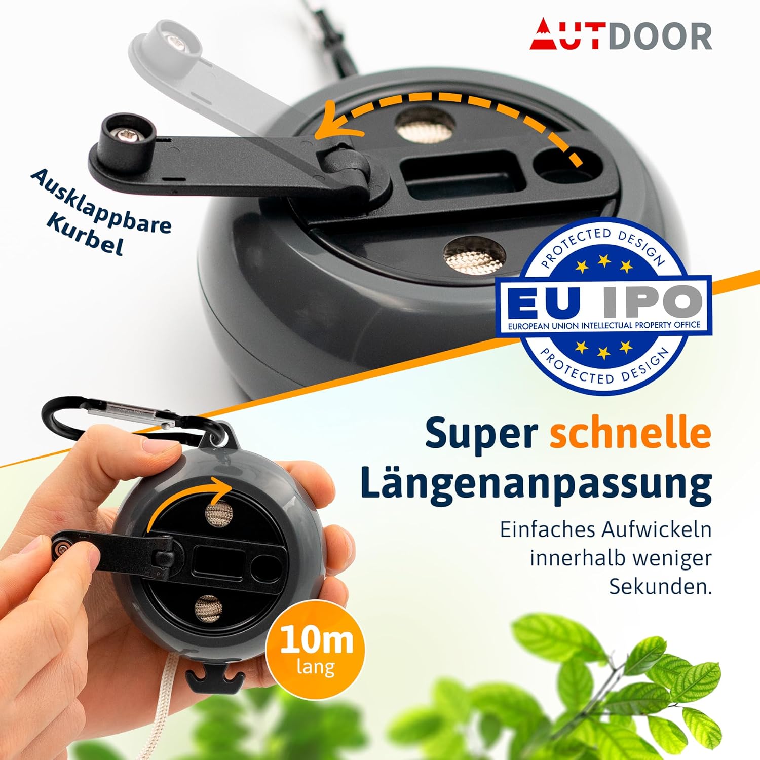 AUTDOOR® Wäscheleine: Praktischer Begleiter für Camping & Reisen