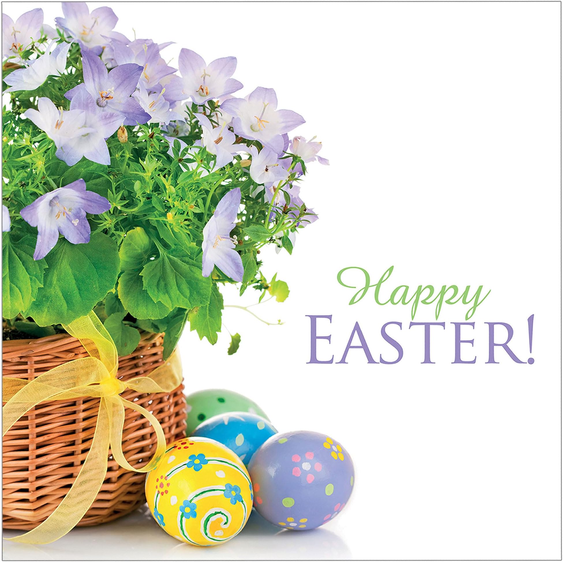 Easter Cards Easter Basket, Happy Easter cards, pack of 5 cards with