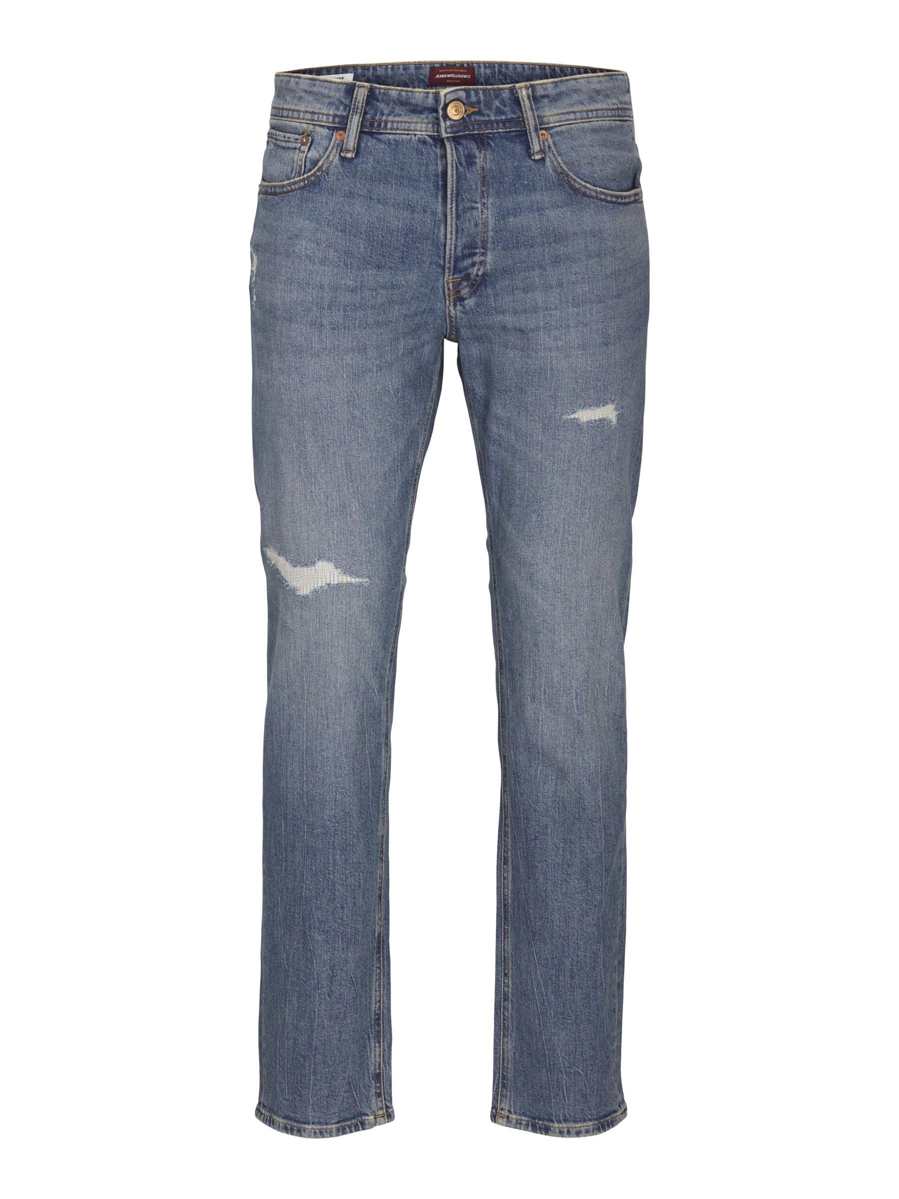 JACK & JONES Male Tapered Fit Jeans JJIMIKE JJORIGINAL SBD 552 Tapered Fit Jeans