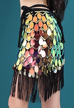 スカート Belt Fringe Tweed Mermaid Skirt Crayme Crayme,