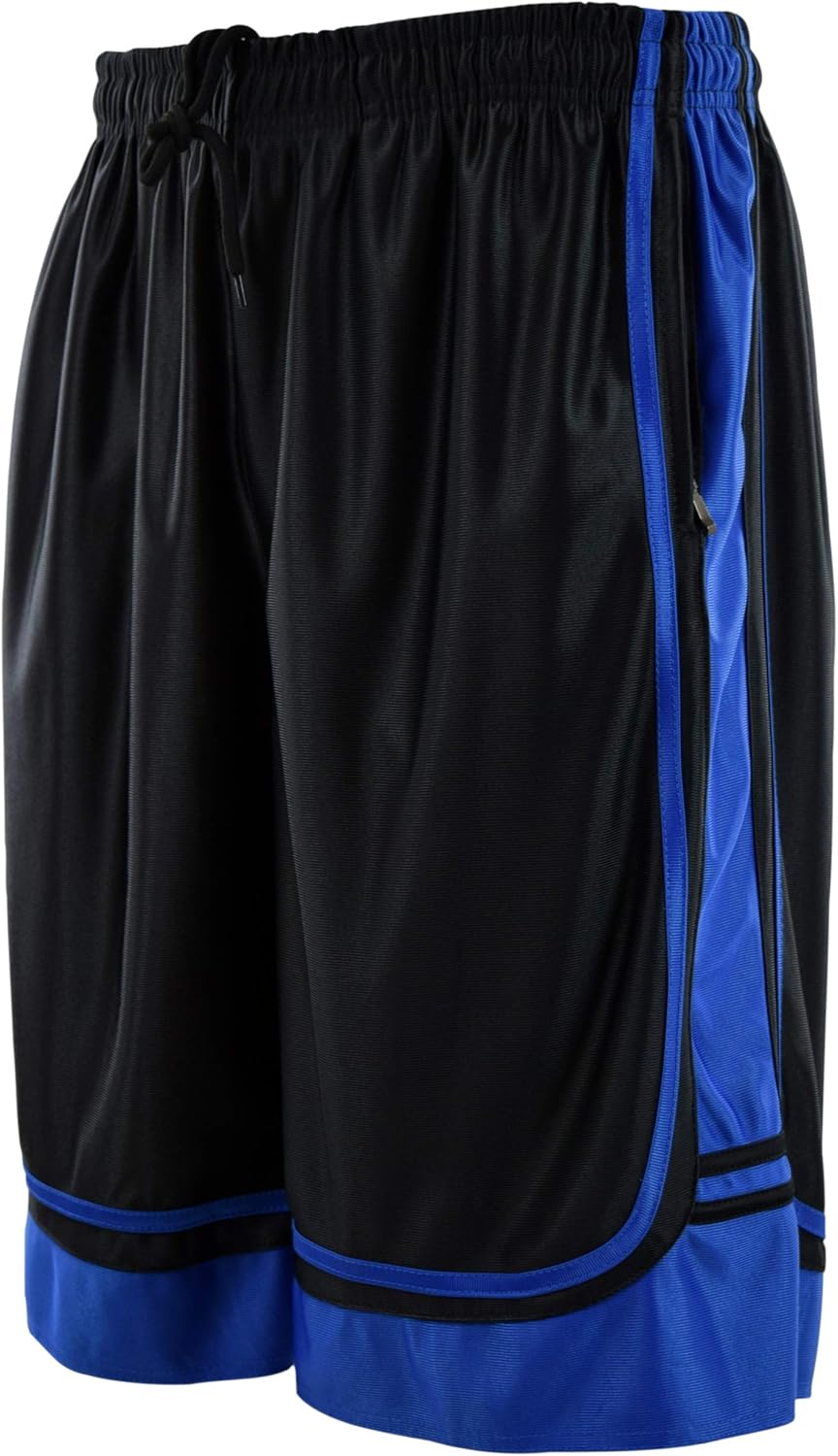 ChoiceApparel Mens Two Tone Training/Basketball Shorts with Pockets (S up to 4XL) - Image 3