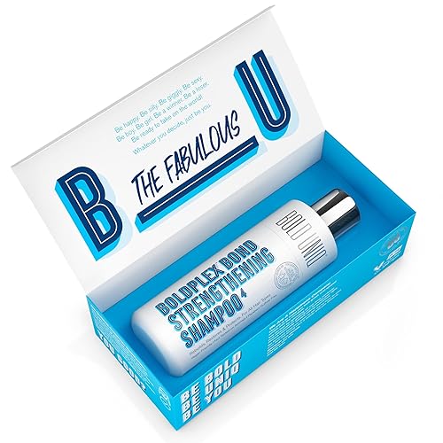 Miniatura 8 de BOLD UNIQ BoldPlex 4 Bond Strengthening Protein Shampoo para cabello seco dañado, fórmula hidratante para tipos de cabello rizado, seco, teñido,