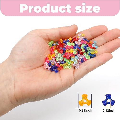 Miniatura 43 de Cuentas de pony negras para pulseras de amistad, fiesta de vacaciones, plástico, 1000 piezas, cuentas de Halloween para hacer joyas, pulseras DIY