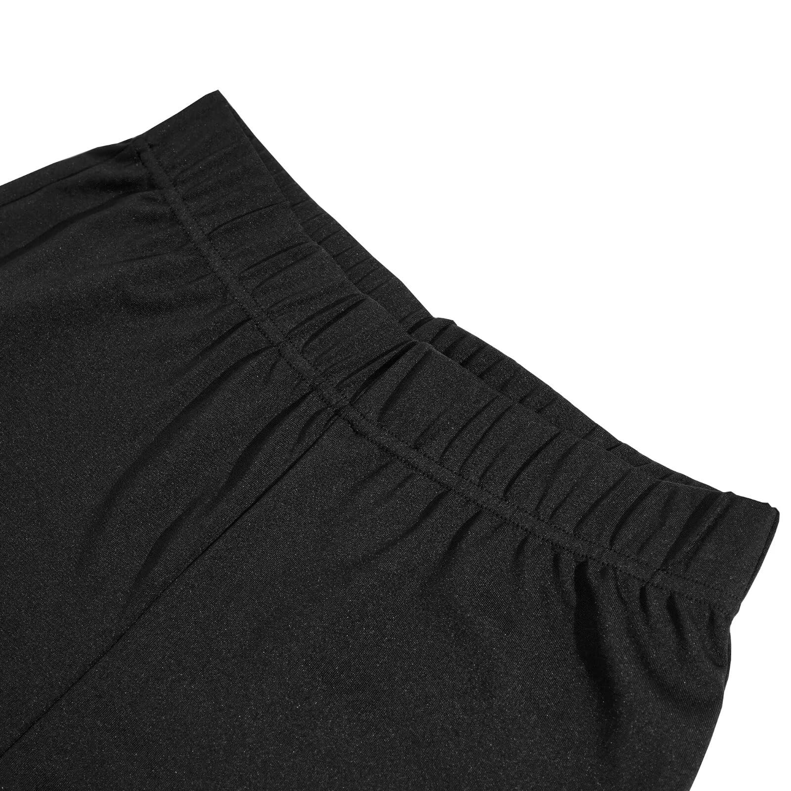 Pantaloni da Donna a Gamba Dritta Elasticizzati per Danza Classica per Adulti Pantaloni Jazz Pantaloni da Yoga Nero