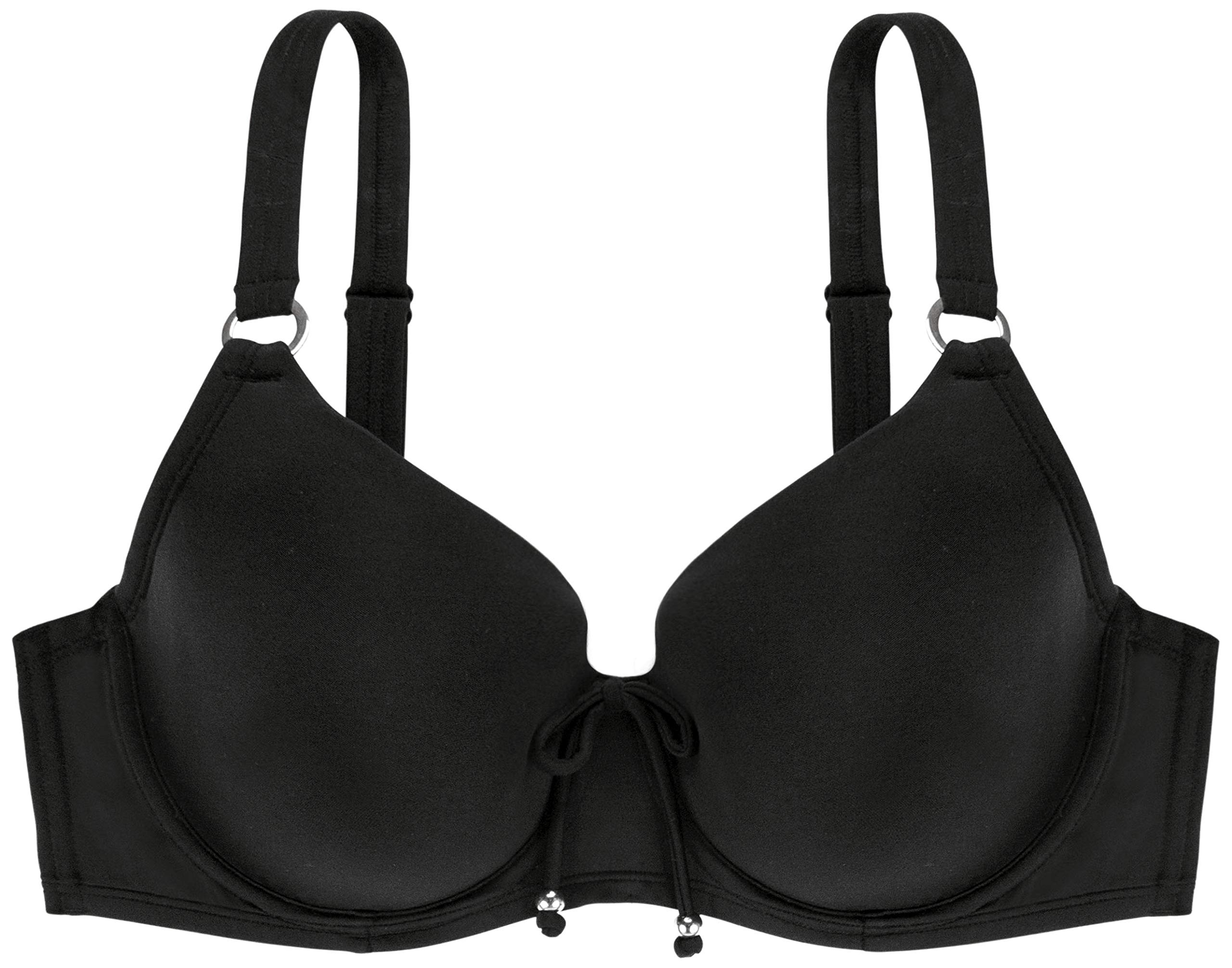 DORINA Women's Fiji Curves Avec Coques Bikini, Black (Black V00), 36D (Manufacturer Size: 95D)