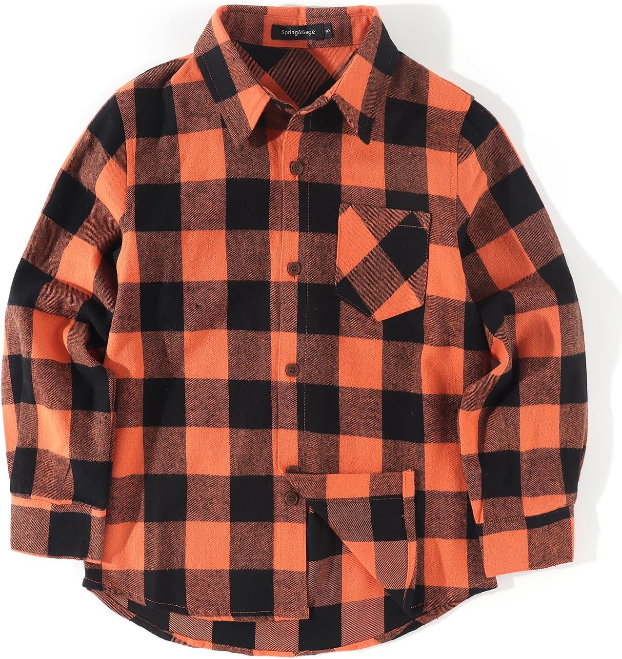Chemise Flanelle Carreaux Garçon Manches Longues DILBYKE - Coton Doux