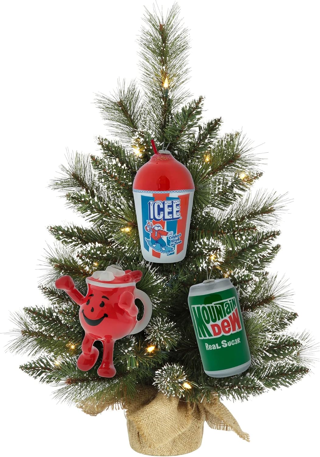Wondapop Kool-Aid Decoupage Christmas Ornament, Indoor/Outdoor Tree Decoration and Holiday Home Decor