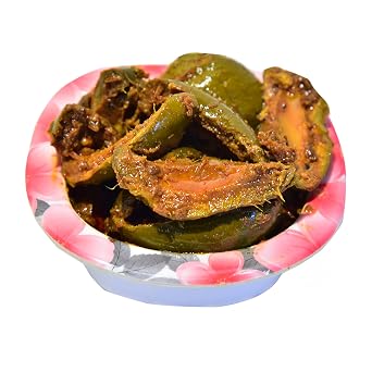 Rajasthani Swaad Raw Mango Pickle Homemade Aam Ka Achar Dry Masaledar Keri Mango Pickle No Preservative, No Vinegar,Natural Sourness, Less oil | Jar Of 800 Grams