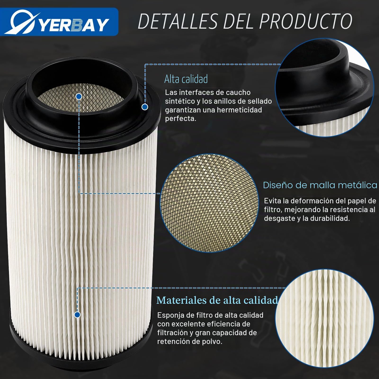 Filtro de aire 7080595 7082101 Para Polaris Sportsman 335 400 450 500 550 570 600 700 800 850 1000 ATV Quad scrambler XP 850 1000