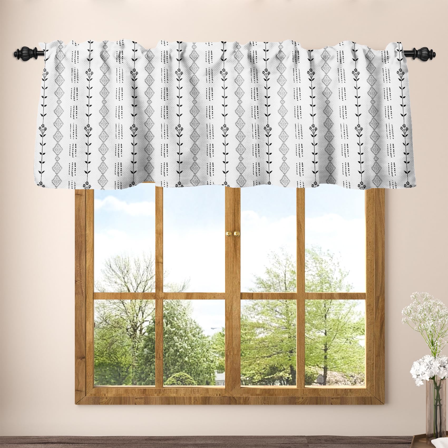 Rideaux en lin pour camping-car et petite fenêtre bohème Renaiss