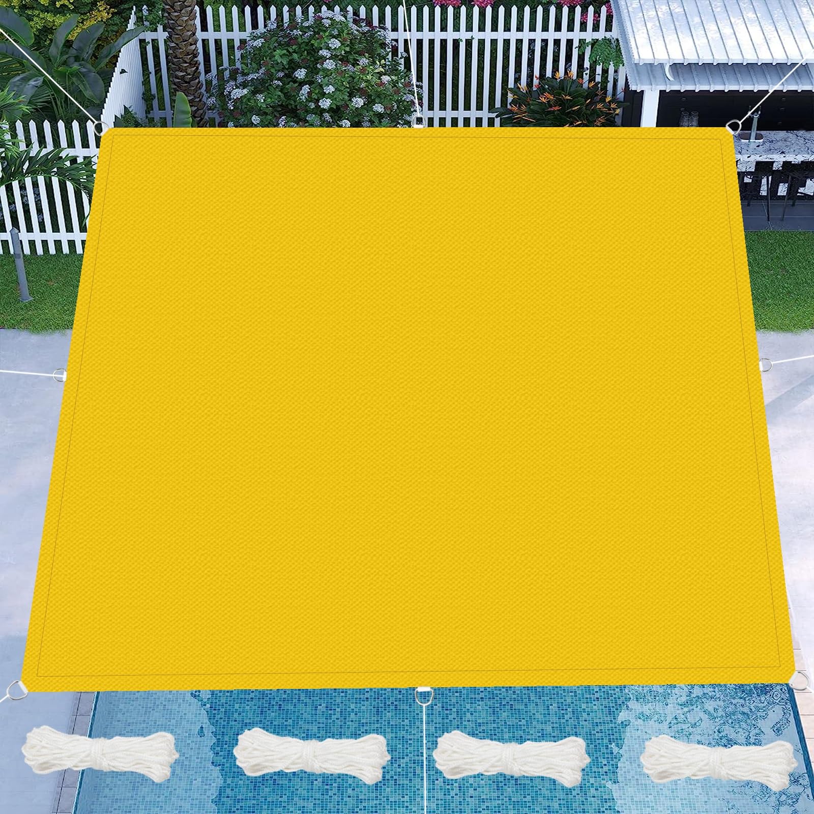 Red de sombra 98% proteccion UV toldo impermeable para techo de patio y plantas