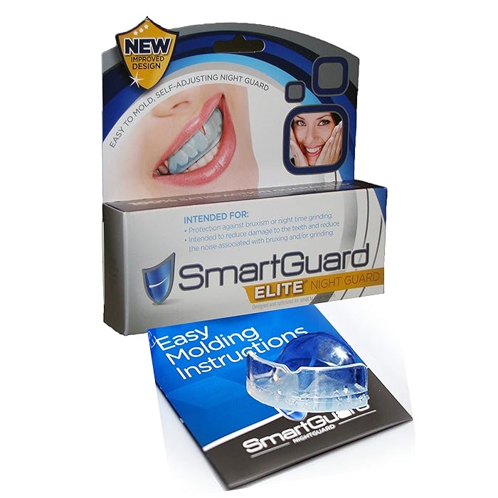 Buy SmartGuard Elite Improved Night Guard for Teeth Grinding (Bruxism) TMJ DDS Designed Dental