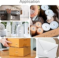 Vista 93 de PARLAIM 6 Rolls 6000PCS 3/4" Round Circle Color-Code Dot Stickers, 6 Color Style Colorful Coding Label Sticker for Home Office Classroom