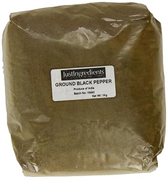 JustIngredients Black Pepper Ground Loose 1 Kg