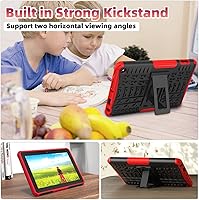 Vista 27 de ROISKIN Funda con función atril de 2 capas resistente a prueba de golpes para niños para tableta de lanzamiento 2022 de 7 pulgadas, 12ª