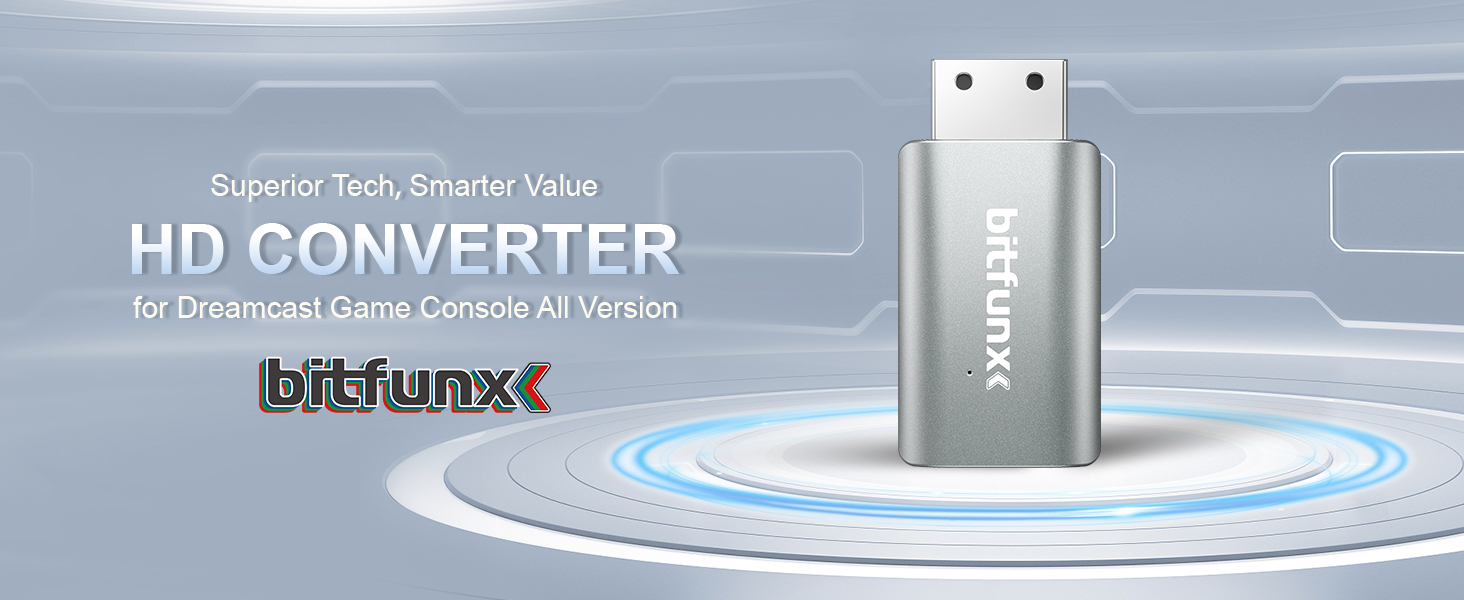 Amazon.com: BITFUNX Dreamcast HDMI™ Adapter - Supports VGA to HDMI