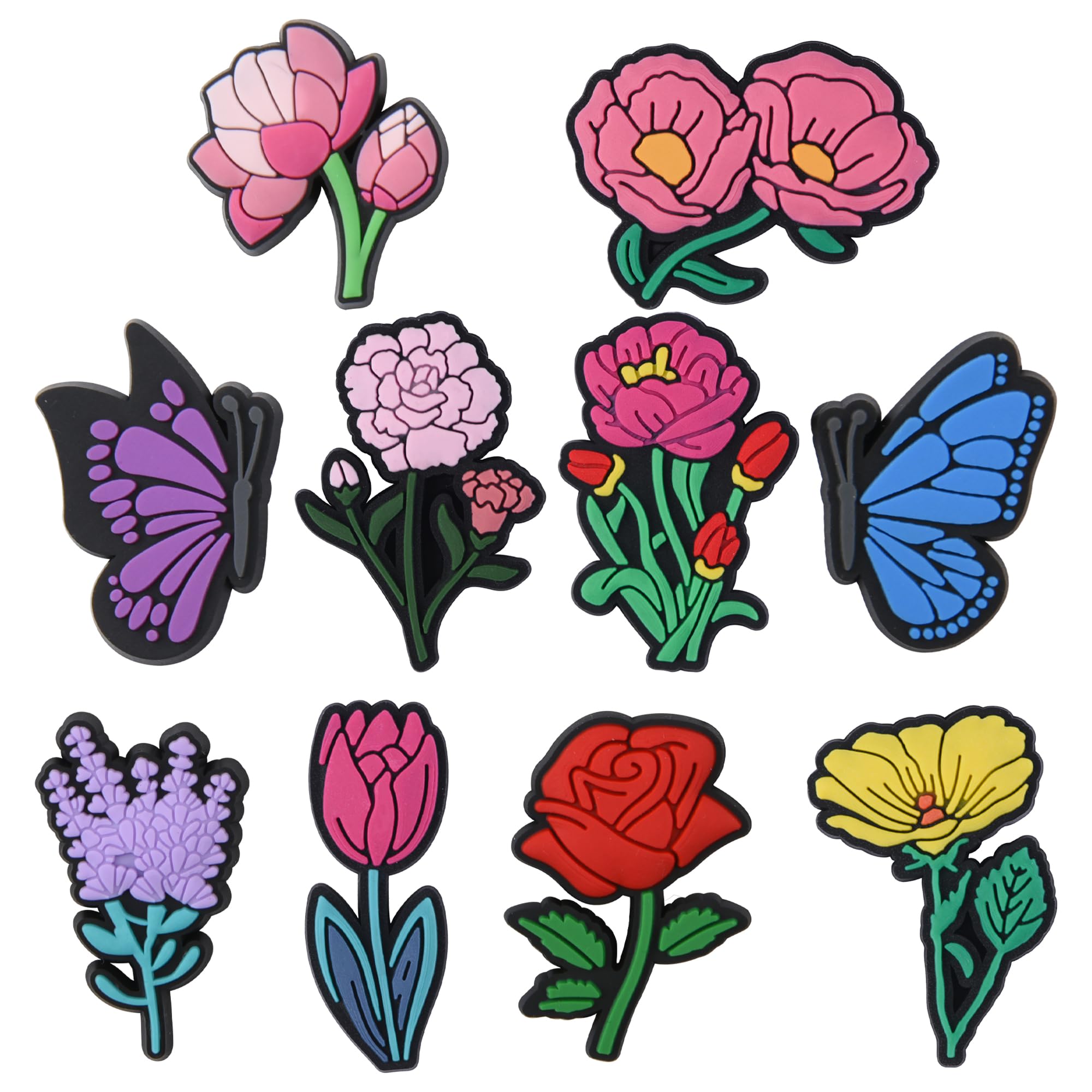 Cute Shoe Charms Accessories Cartoon Shoes Decoration Charms for Girls Boys Women Wen Birthday Party Gifts