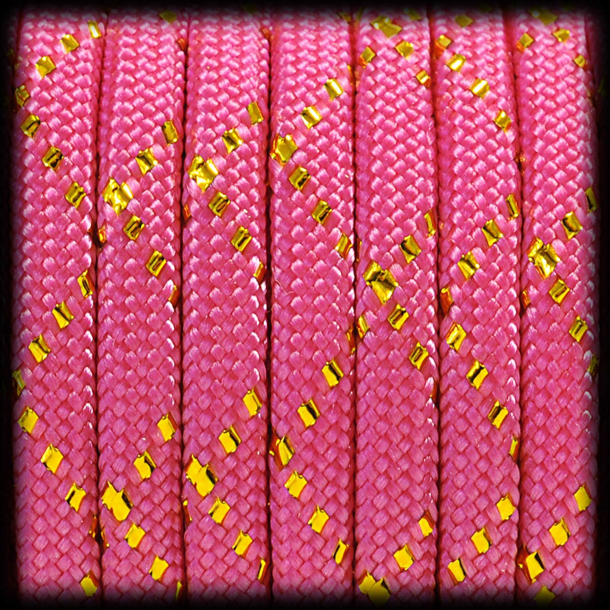 Paracord 550 Glitter - 30 Metri Corda Nylon Per Braccialetti E Sopravvivenza - Foto 5
