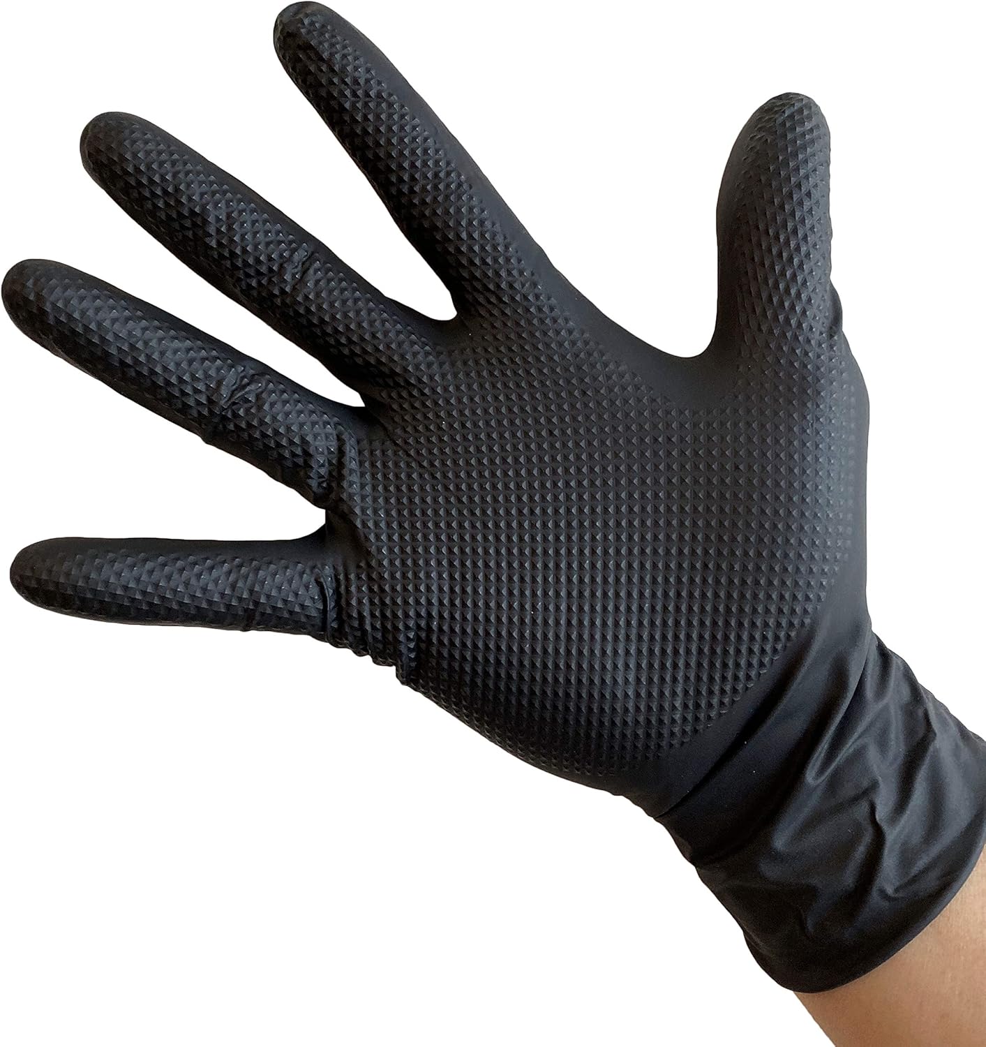 Buy KingSeal UltraBlack PRO3D Nitrile Exam Gloves, 8 MIL, Diamond