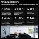 Nothing Phone 4a 5G (White, 8GB RAM, 256GB Storage) | Snapdragon 7s Gen 4 | 6.78" 120Hz AMOLED Display | 50MP Triple Camera | 5400mAh Battery | 50W Fast Charging gallery image