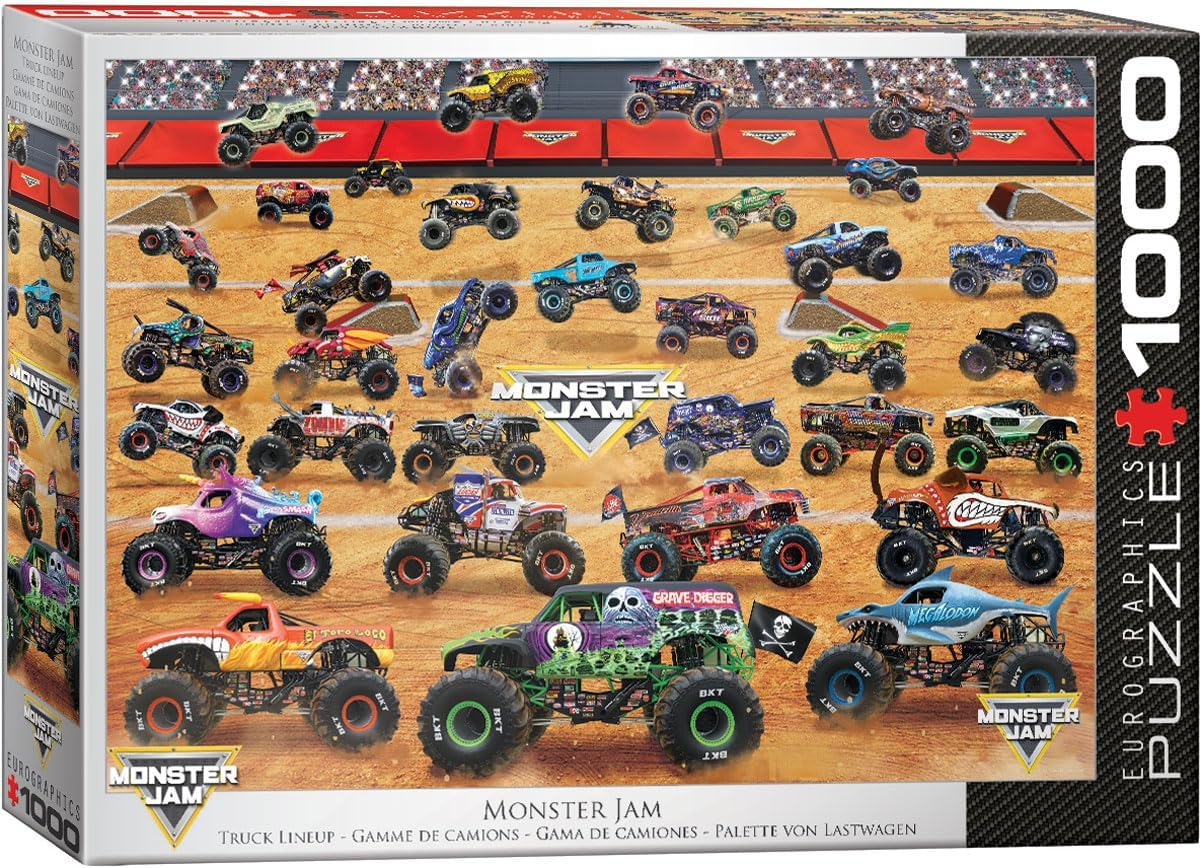 EuroGraphics Monster Jam Truck Lineup