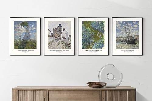 Miniatura 4 de Gwency Design Pósteres e impresiones de Claude Monet, famosos pósteres artísticos, pinturas famosas, impresiones modernas de Claude Monet, arte de