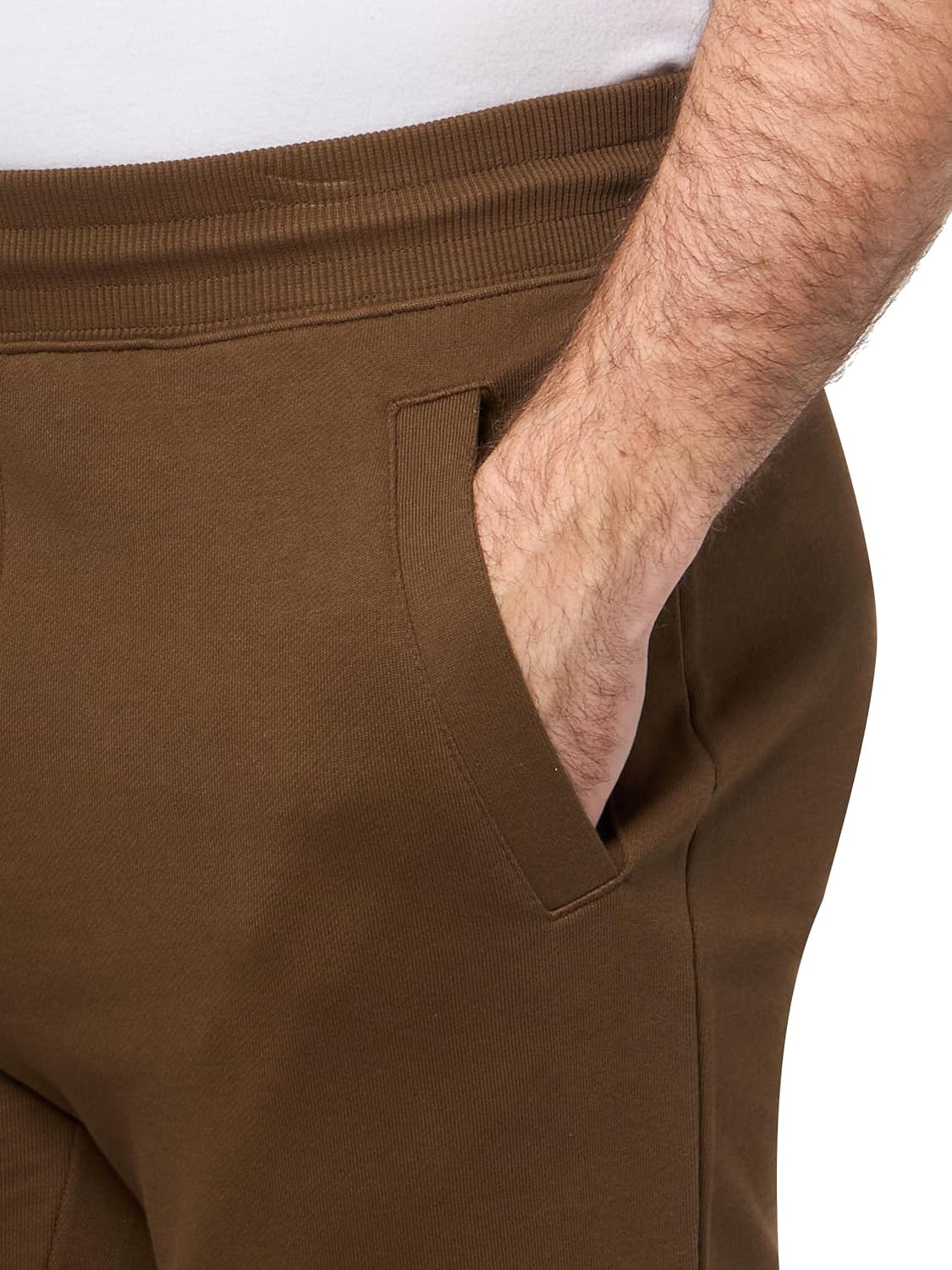 Hugo Men's Square Logo Pull on Jersey Shorts