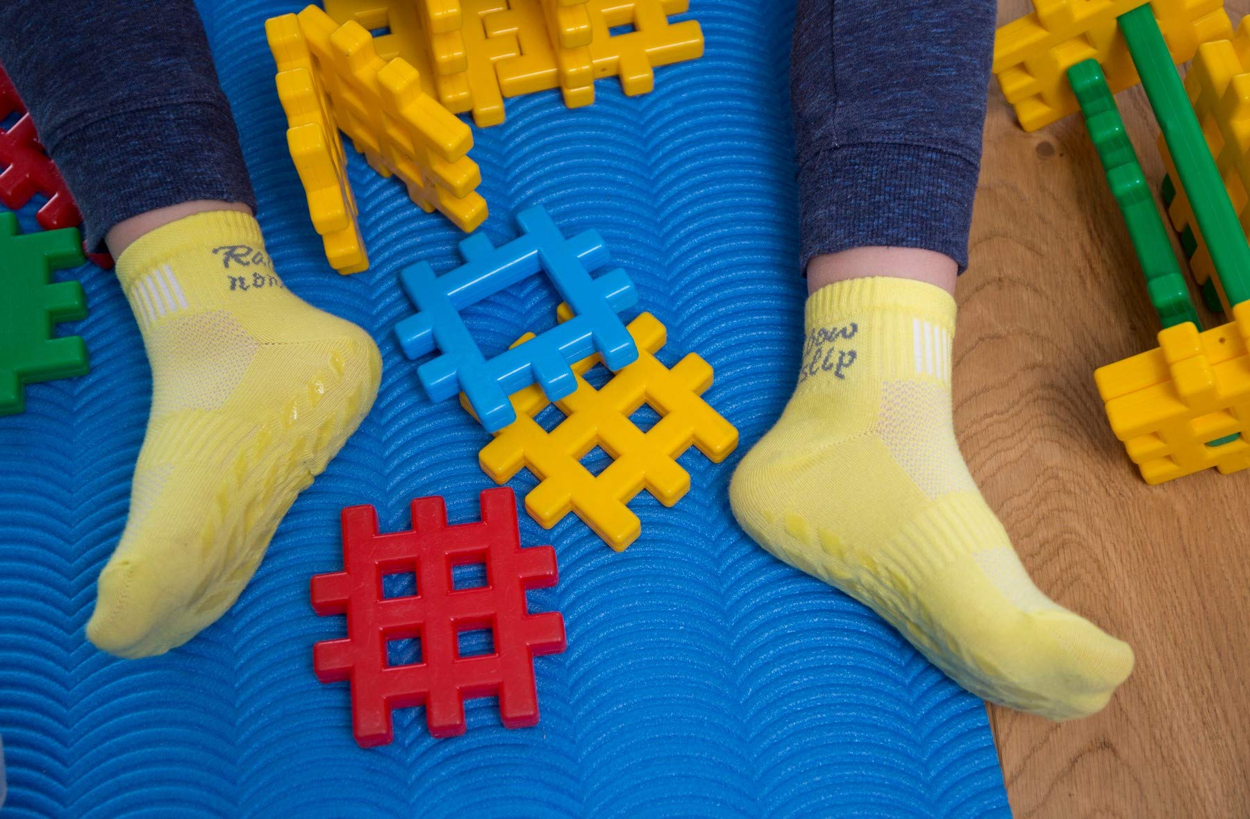 Rainbow Socks - Niñas y Niños Calcetines de Deporte Neon
