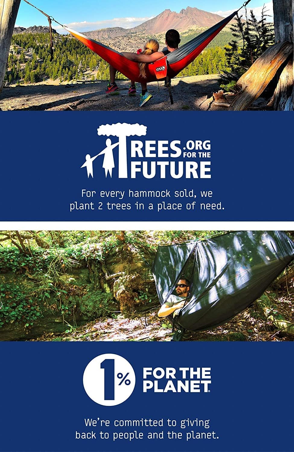 ENO, Eagles Nest Outfitters SingleNest Lightweight Camping Hammock, Orange/Grey