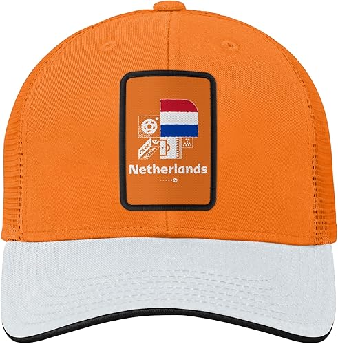 Outerstuff Sombrero de malla Procrown de mosaico de contraste de la Copa Mundial de la FIFA para hombre