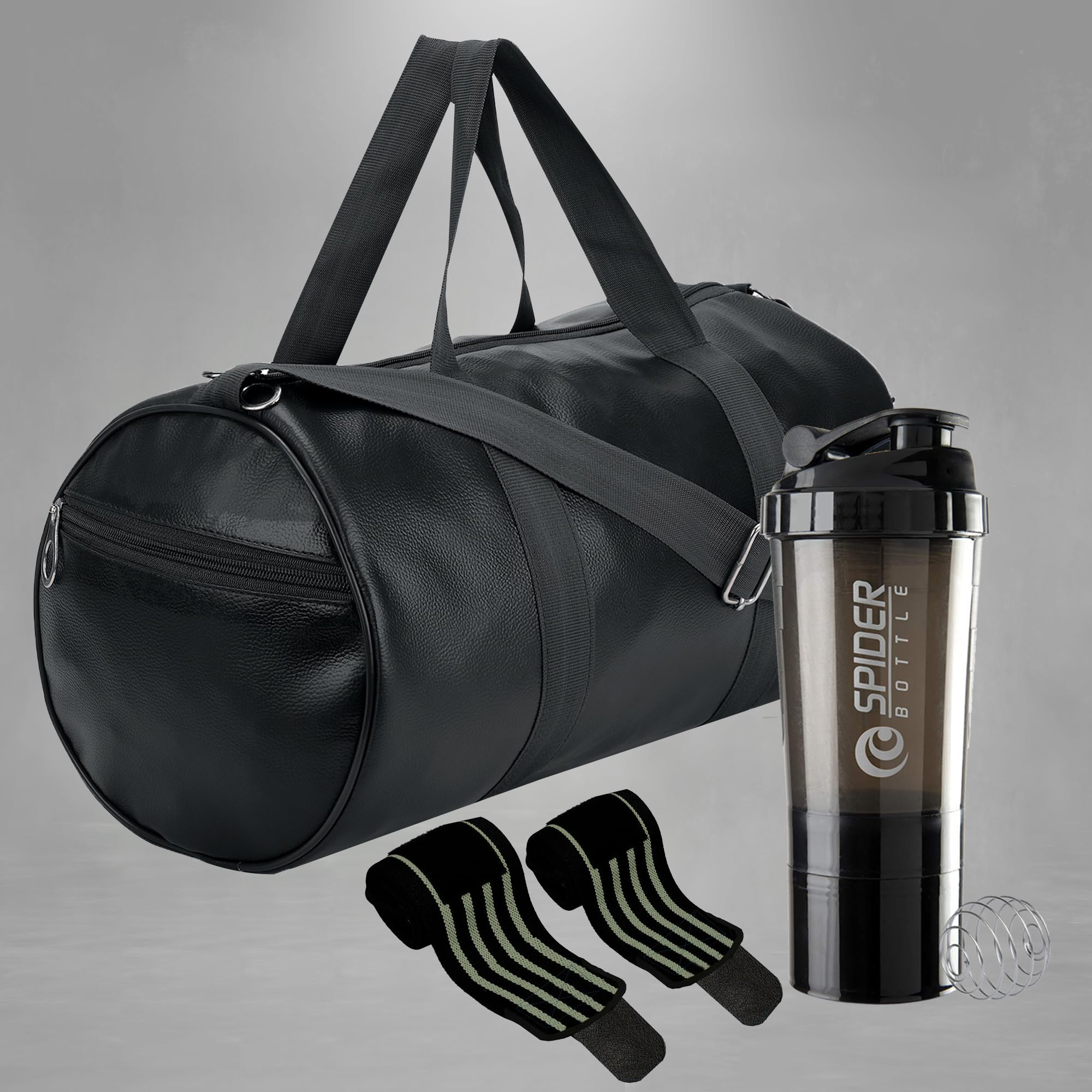 COOL INDIANS Gym Shaker With Gym Bag & Wrist Band For Men Workout Fitness Kit For Gym Protein Shaker Bottle 100% Leak Proof 500ML Wrist Supporter Duffle Bag (BPA Ball Free) (Black) (B0CH89N734) Amazon Price History, Amazon Price Tracker