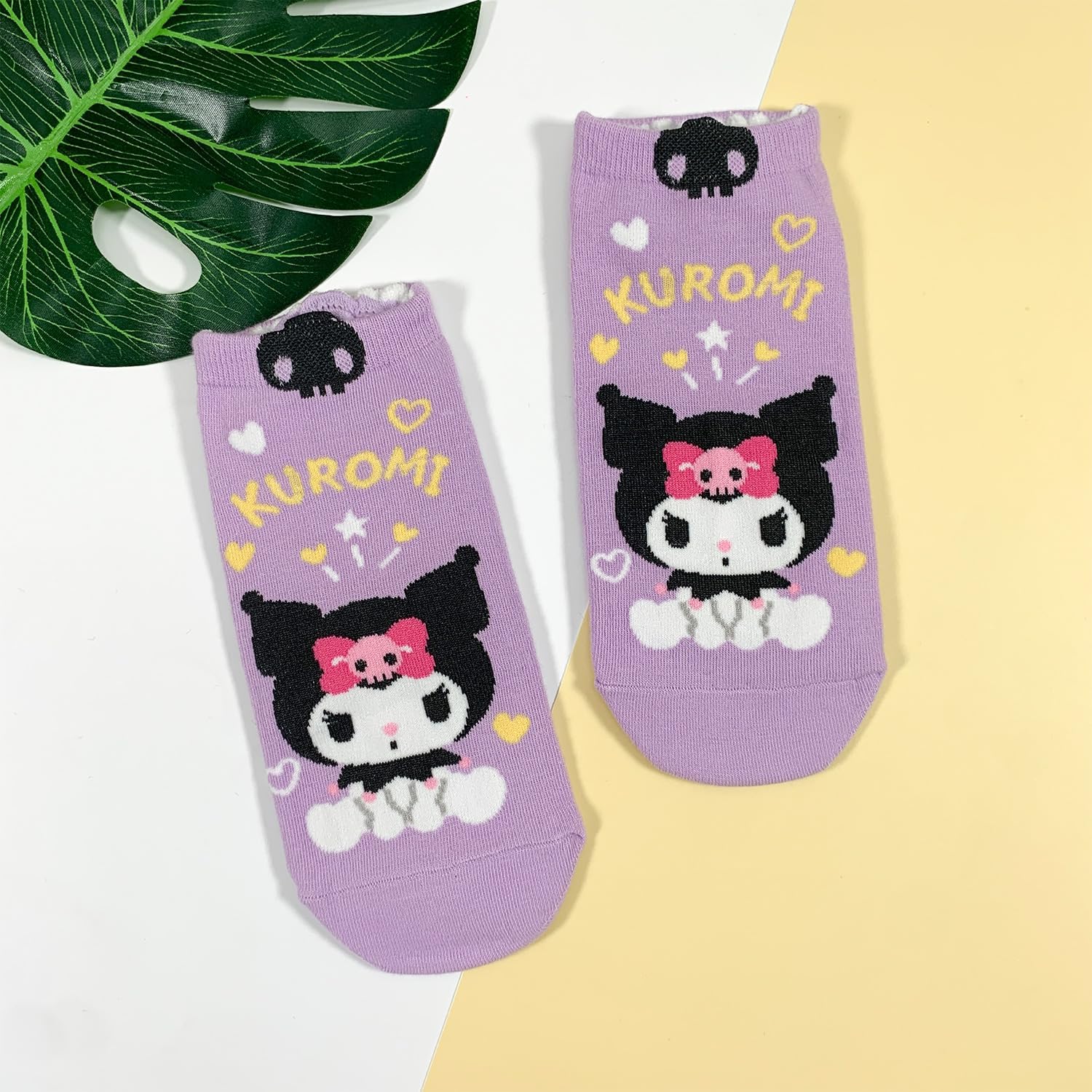 Hello Kitty Official Licensedy Women's Ankle, Crew Socks, Cute Character Design, Multi pack Collection