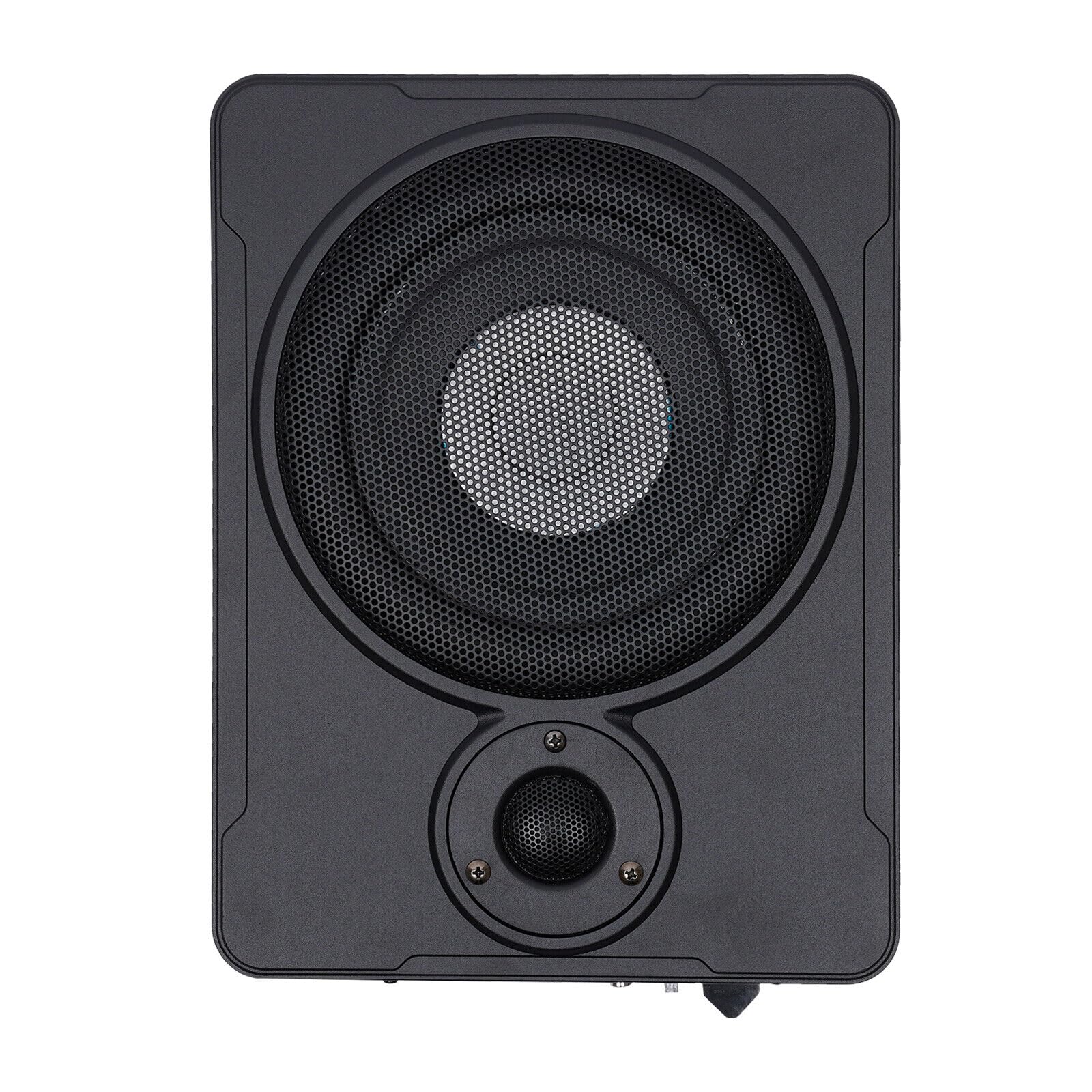 Auto Untersitz Subwoofer Kompakt Kfz Aktiv Bassbox Mit Kabel Set, Aktiv Subwoofer Für Auto 8 Zoll Auto ultradünner Verstärker Subwoofer
