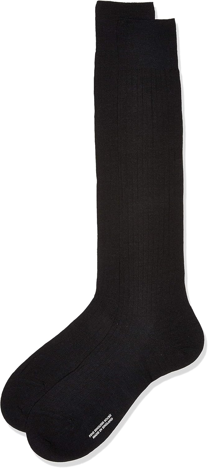 Pantherella Laburnum Mid Calf Merino Wool Blend Mens Dress Socks