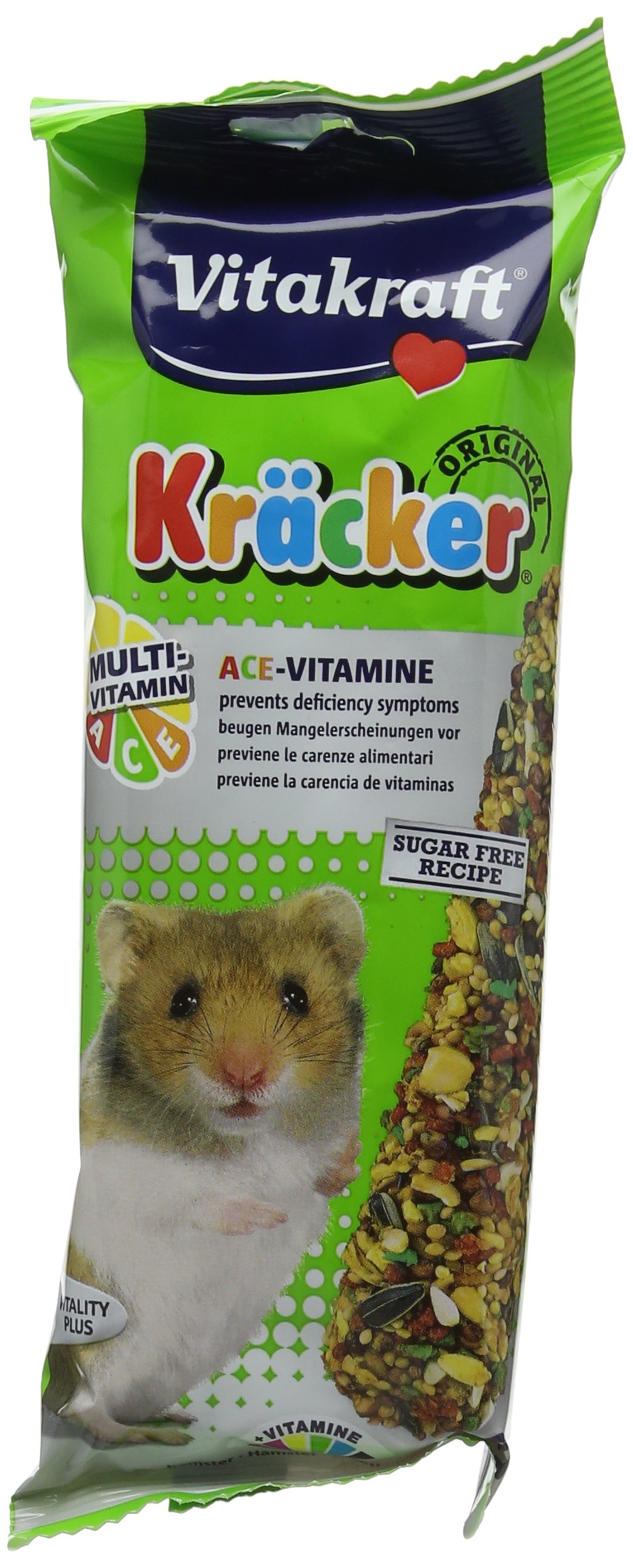 Vitakraft Kracker Hamster Small Animal Food Multivitamin, Pack of 5