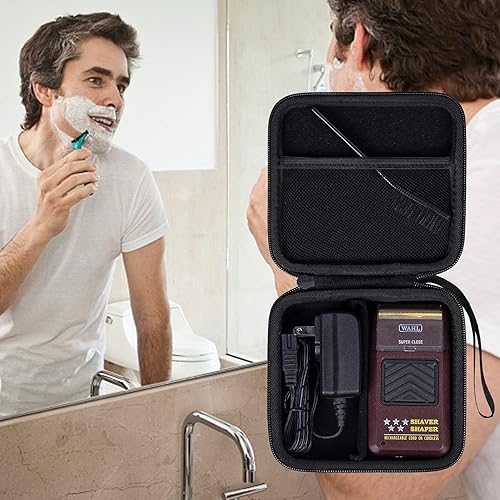 Miniatura 9 de co2CREA Estuche de viaje rígido de repuesto para Wahl Professional 8061-100 8164 serie 5 estrellas recargable Shaver Shaper (caja negra)
