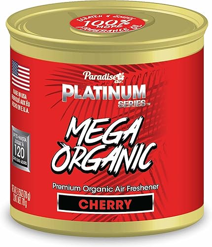 La fibra orgánica mega del ambientador de aire de 4 paraíso puede cereza duradera del aroma del aroma