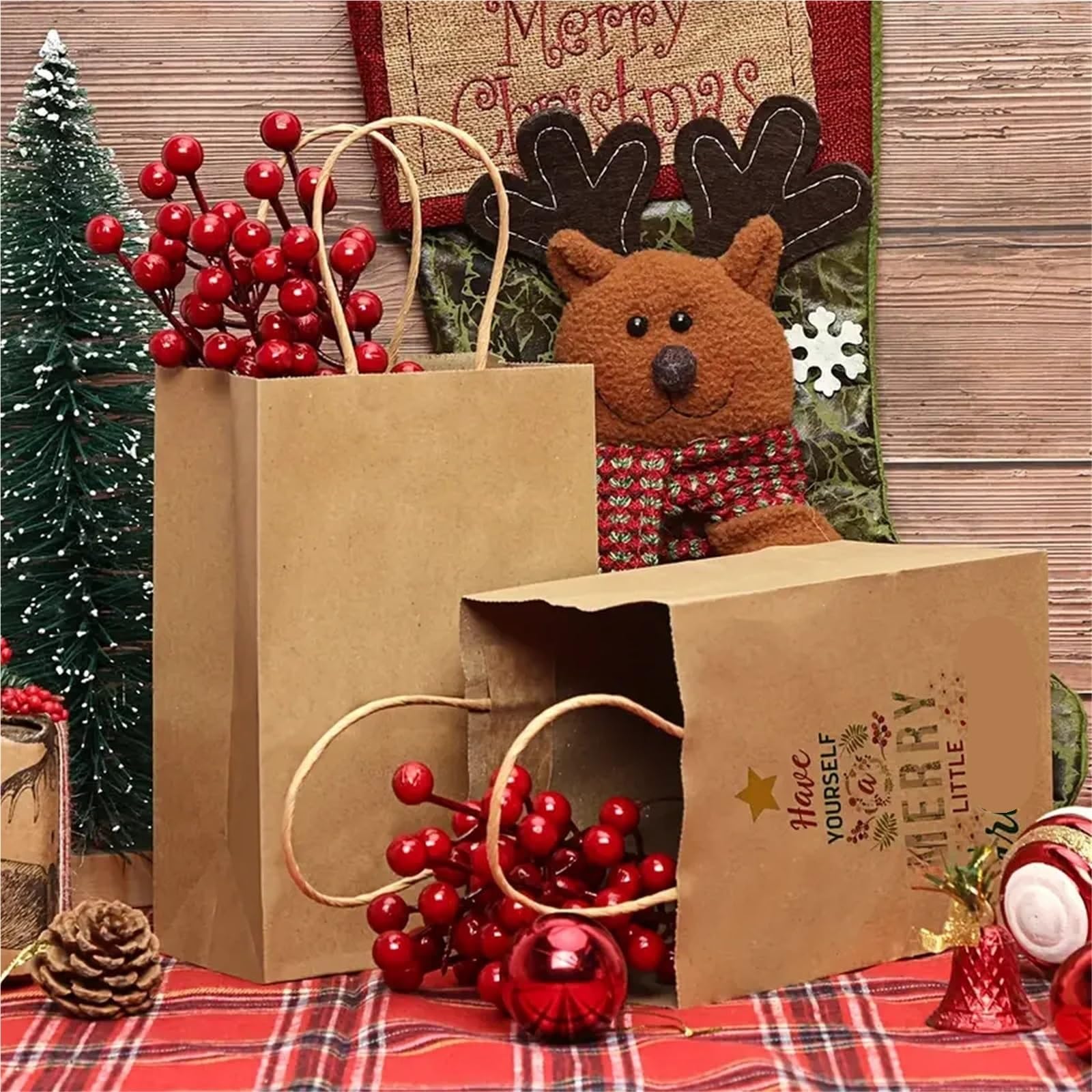 Sacchetti regalo piccoli, 5,25 X 3,75 8 pollici per Feste