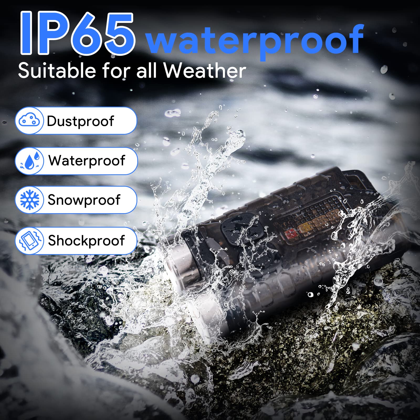 Mini Lampe Torche Porte-clés, Lampe D'inspection étanche, Mini Lampe