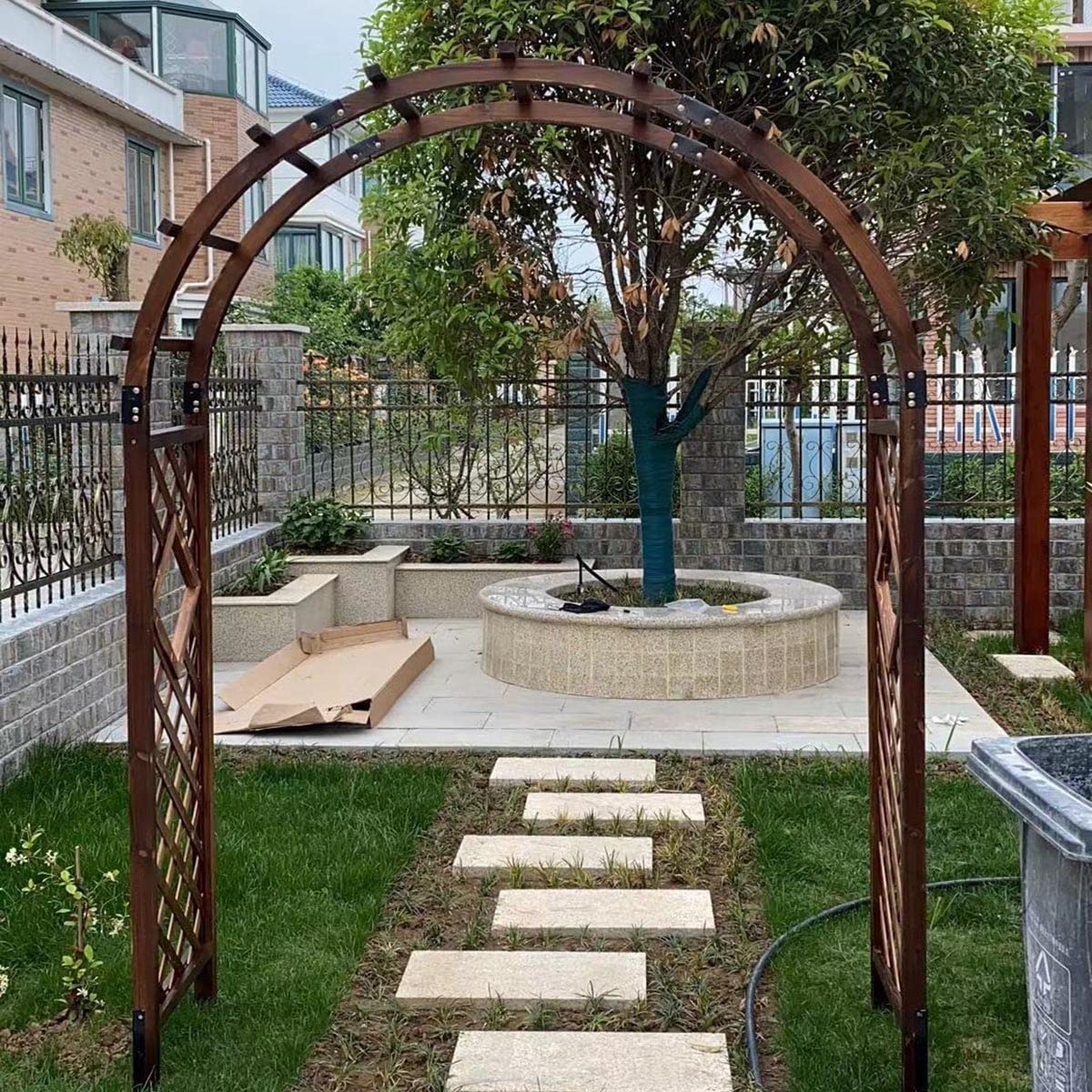 ガーデンアーチ ローズアーチ エクステリア 木製