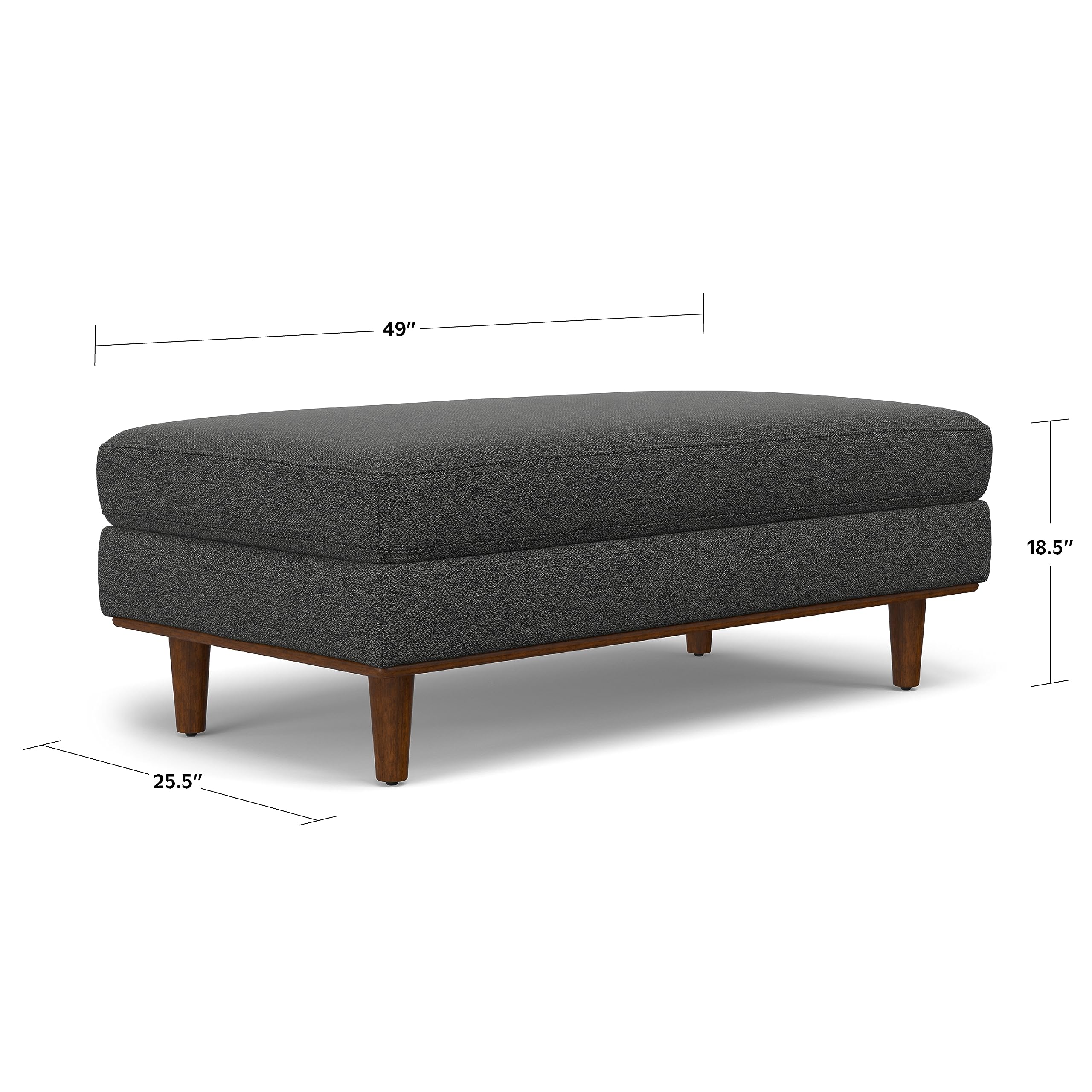 Amazon.com: SIMPLIHOME Morrison 49-inch Wide Table Ottoman in