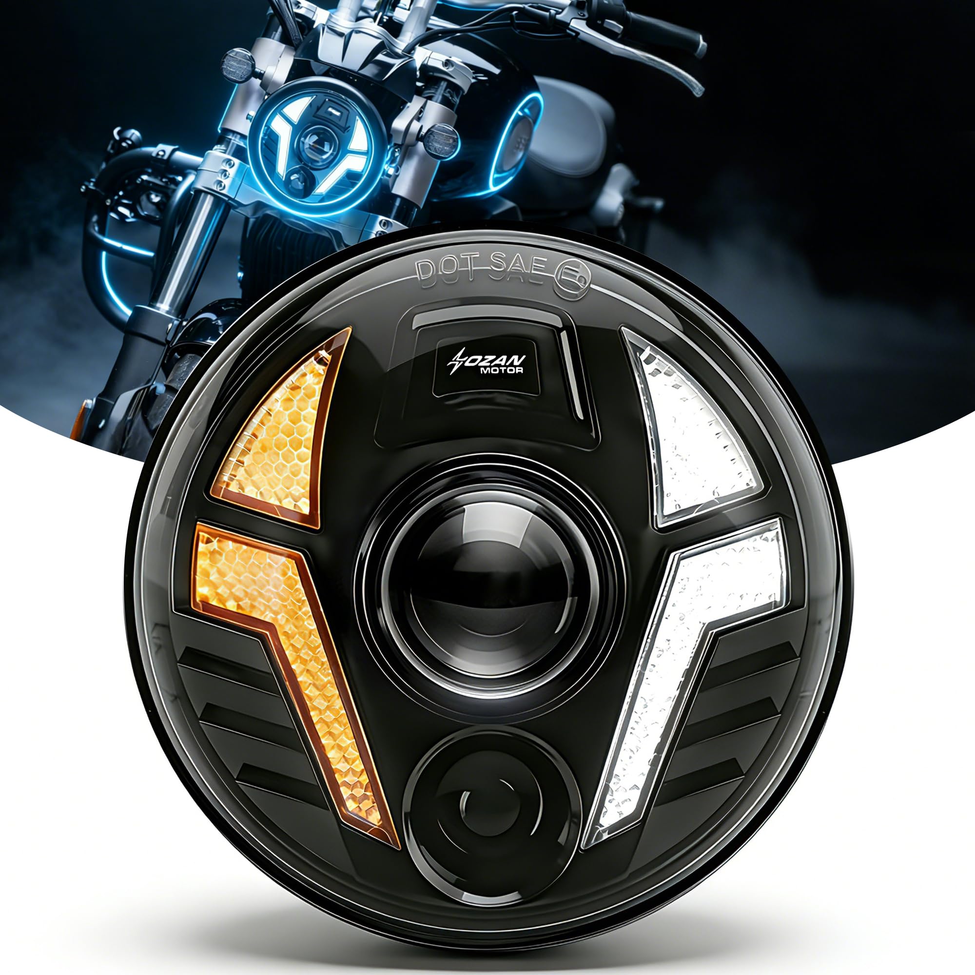 Amazon.com: NKCELL POWER 5.75 Inch LED Motorcycle Headlight with
