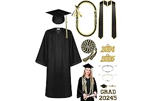 Graduation Mall Matte Graduation Gown, Cap, Tassel Set 2022 (Size 60)