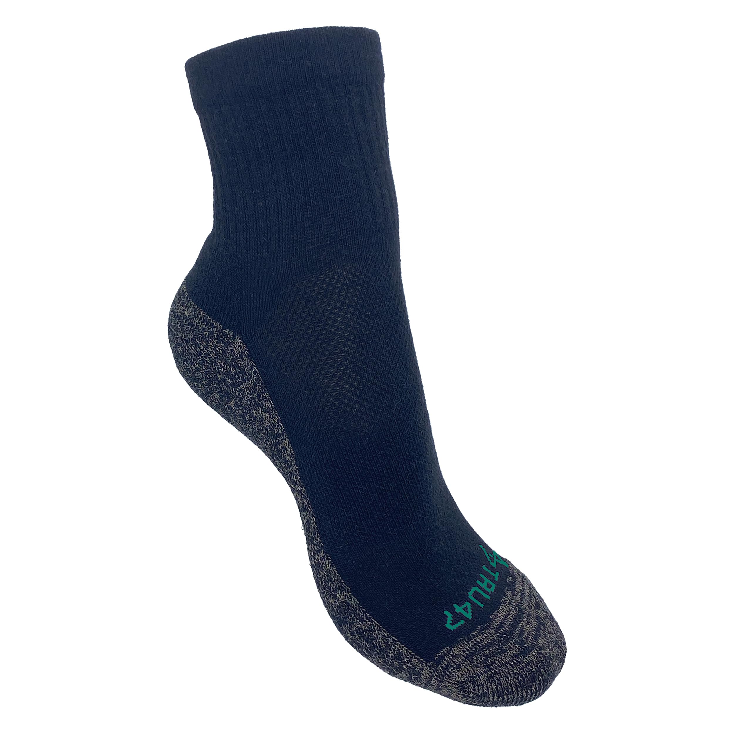 TRU47 Grounding & Earthing Products | Grounding Black Wool Socks | Socks Made With 99.99% Pure Silver Thread