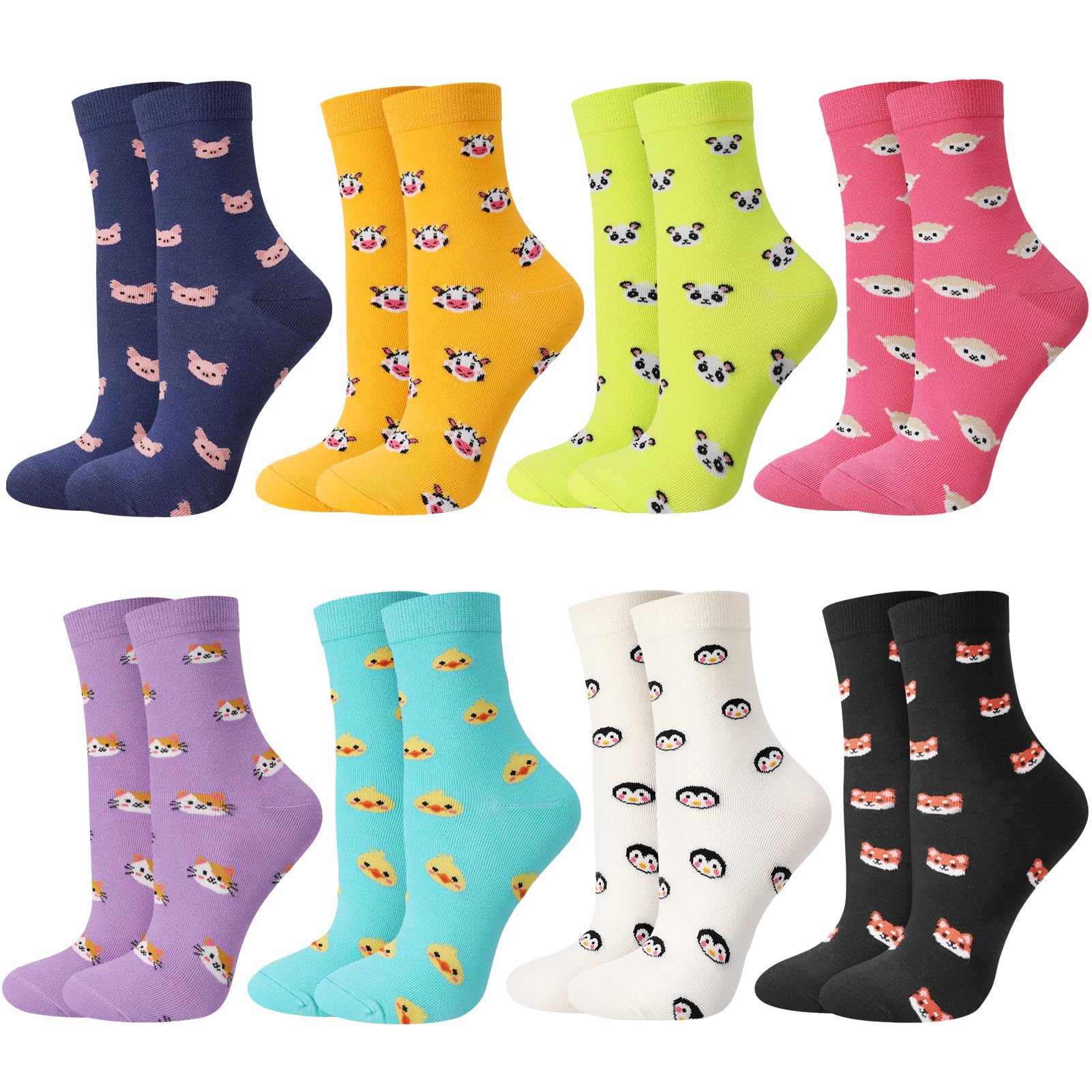 Taonganui Lot De 6 Paires De Chaussettes En Coton Avec Motifs